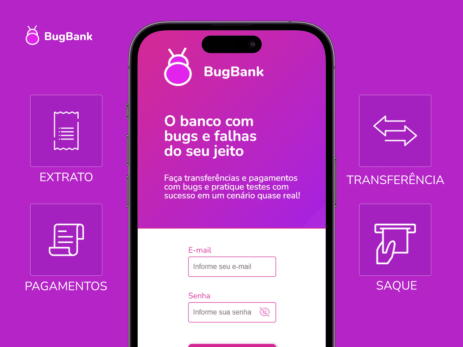 Imagem do projeto Bug Bank.